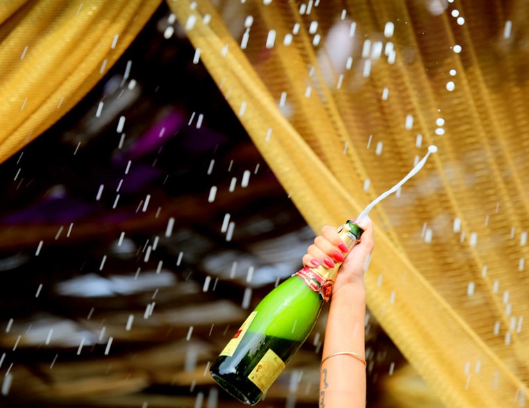 Edde Sands Champagne Shower